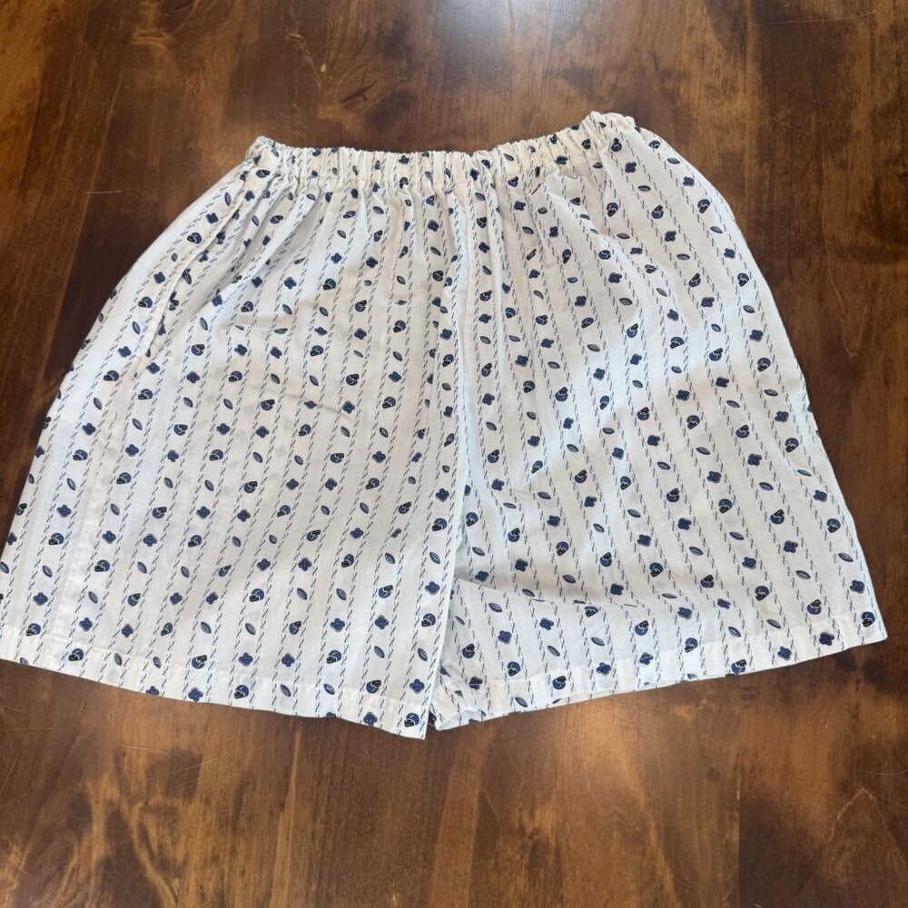 NFL Dallas Cowboys Pajama Shorts Woman's Small Blue Logo Sleepwear Vintage - Picture 5 of 6